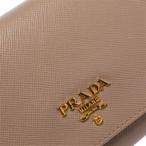 prada wallet nude|Prada Nude Saffiano Lux Leather Flap Continental Wallet .